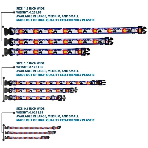 Plastic Clip Collar - Colorado ATV Rider Mountains Online now - Image 3
