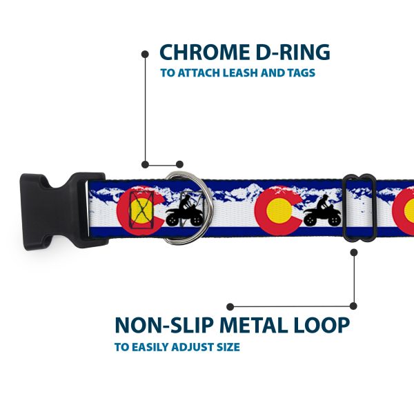 Plastic Clip Collar - Colorado ATV Rider Mountains Online now - Image 5