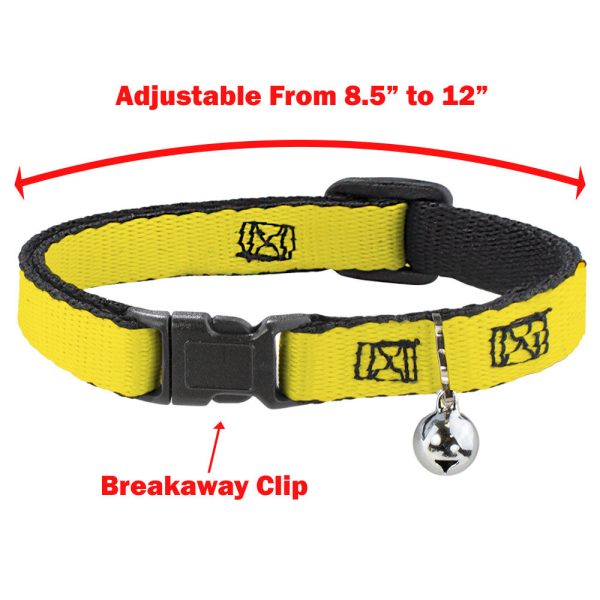 Breakaway Cat Collar with Bell - THE FAIRLY ODDPARENTS Timmy with Cosmo and Wanda Group Pose Pinks Fashion - Image 2